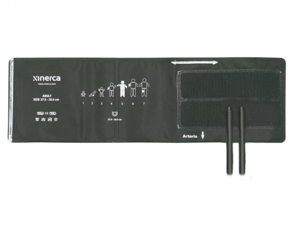 Disinfectable one-piece cuff - Two Tubes